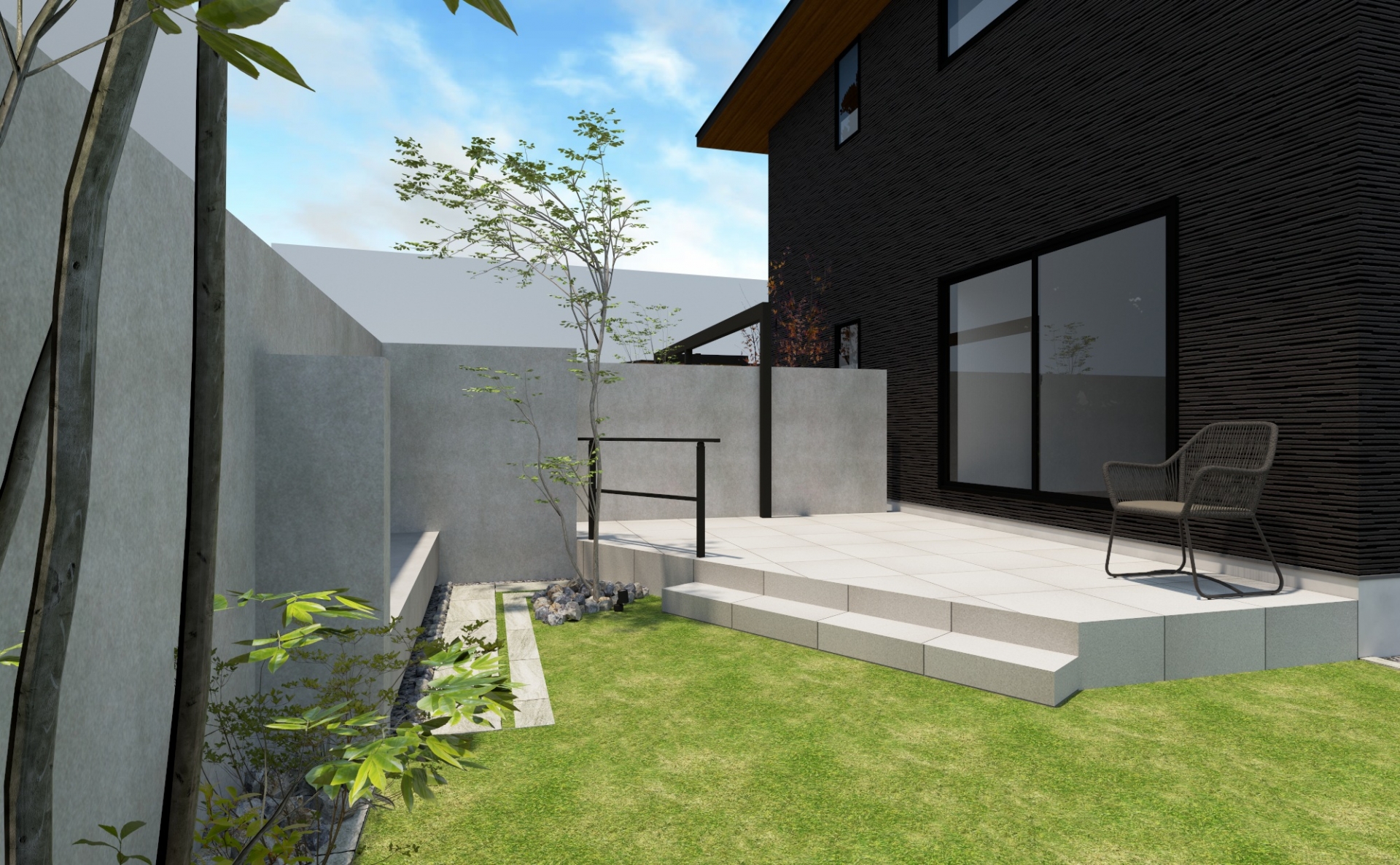 M様邸 大きな庭の家